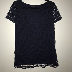 I. N. C. International concepts navy blue T-shirt